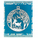 Sharons Card Crafts - Christmas Reindeer Ornament